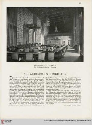 Schwedische Wohnkultur