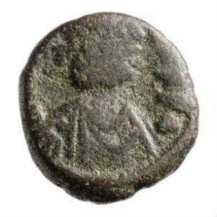 Münze, 12 Nummi, 589 - 602 n. Chr.