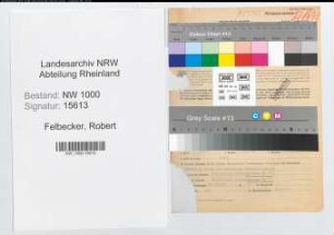 Entnazifizierung Robert Felbecker, geb. 18.09.1906 (Beamter)