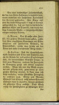 Fortsetzung von dem Aetna - desgleichen von dem Vesuv