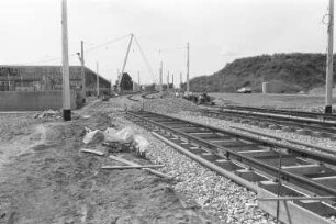 Bau einer neuen Straßenbahnlinie Nr. 6 über das Beiertheimer Feld nach Oberreut