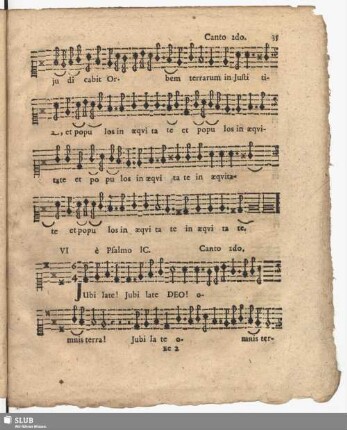 VI. Jubilate Deo omnis terra