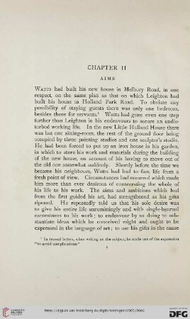 Chapter II: Aims