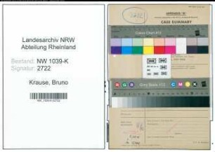 Entnazifizierung Bruno Krause , geb. 00.00.0000 (Polizist)