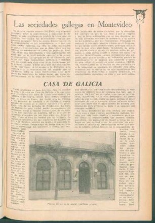 Las sociedades gallegas en Montevideo