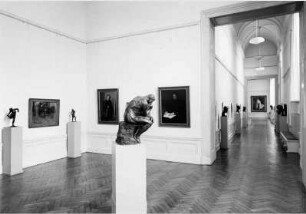 Blick in die Ausstellung der Nationalgalerie, Raum 1