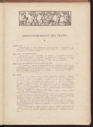 Inhaltsübersicht des Textes.