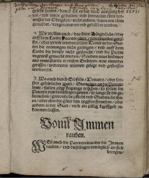 Vonn Immen rauben