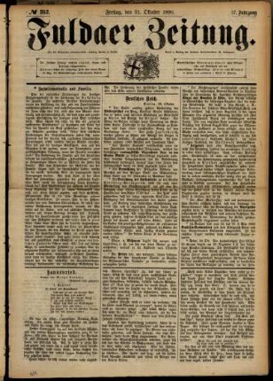 Ausgabe vom Freitag, den 31. Oktober 1890.