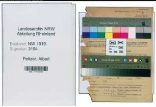 Entnazifizierung Albert Peltzer , geb. 22.01.1889 (Handelsvertreter)