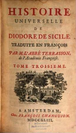 Histoire Universelle De Diodore De Sicile, 3