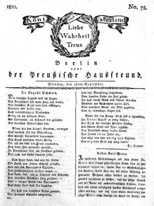 No. 75., 18ten September 1810