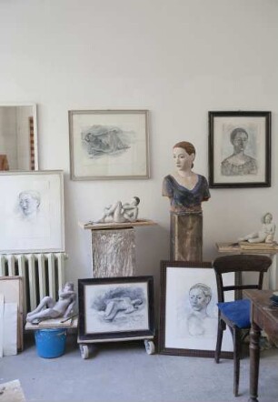 Atelier des Bildhauers Robert Metzkes (*1954), Berlin