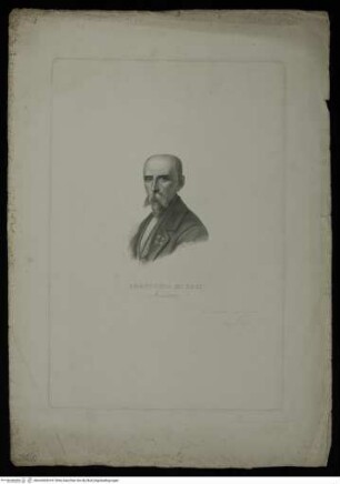 Portrait des Francesco M. Tosi - Porträt Francesco M:a Tosi
