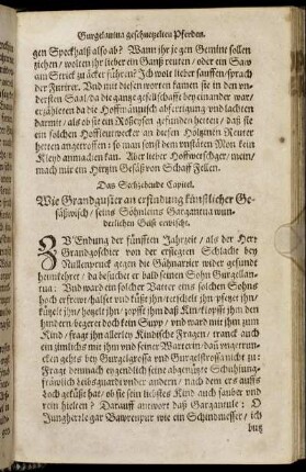 Das Sechzehende Capitel.