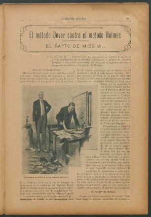 El método Dever contra el método Holmes - El rapto de Miss W...