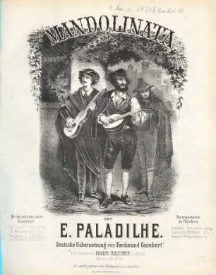 Mandolinata : Erinnerung an Rom ; mit deutsch., franz., italien. Gesangstext
