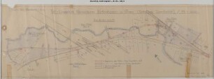 Birlinghoven, Dambroich: Teillageplan Gemarkung Birlinghoven und Söven (Ortslage Dambroich). Katasterplan mit Markierung des Eigentums der RSE und von Karl-Heinz Jonas, Dambroich.