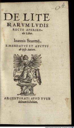 De literarum ludis recte aperiendis liber