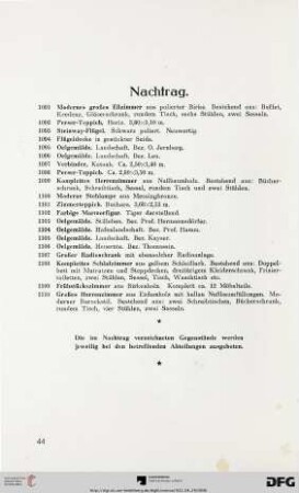 Nachtrag (Nr. 1091-1110)