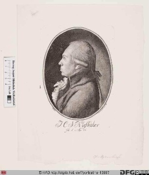 Bildnis Johann Carl Sigmund Kiefhaber