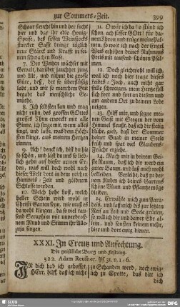 XXXI. In Creutz und Anfechtung