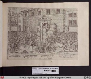 Die Hinrichtung Anne de Bourgs, 21. Dezember 1559.
