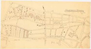 Stadterweiterung für Solatsch zur Residenzstadt Posen: Grundplan 1:2000 (Durchzeichnung von Inv.Nr. 20748)
