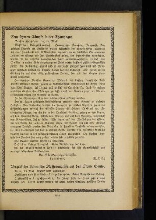 Vergebliche italienische Massenangriffe auf den Monte Santo.