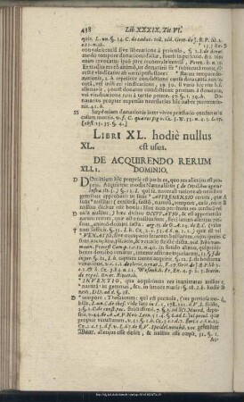 Libri XL. hodie nullus est usus