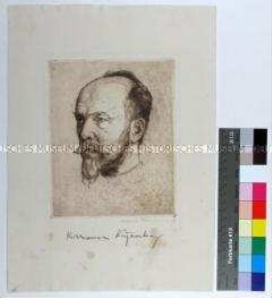 Porträt des deutschbaltischen Philosophen Hermann Graf Keyserling