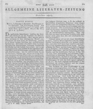 Irving, W.: Erzählungen eines Reisenden. Bd. 1-2. Übersetzt v. S. H. Spiker. Berlin: Duncker & Humblot 1825