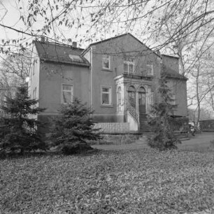 Coswig, Villa : Coswig. Villa mit Parkanlage, Kötitzer Straße 30. Parkansicht