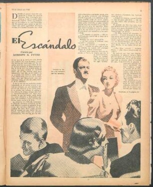 El escándalo : Cuento por Roberto R. Funes