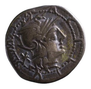 Münze, Denar, 130 v.Chr.
