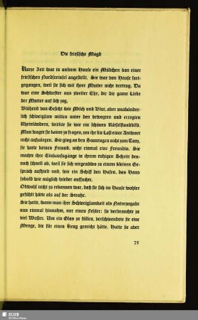 Die friesische Magd