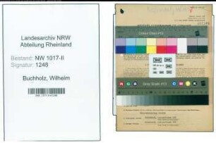 Entnazifizierung Wilhelm Buchholz , geb. 06.09.1897 (Bankbeamter)