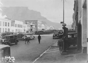 Straße in Port Elizabeth : Straße mit Automobilen