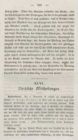 431-432 Kirchliche Mittheilungen