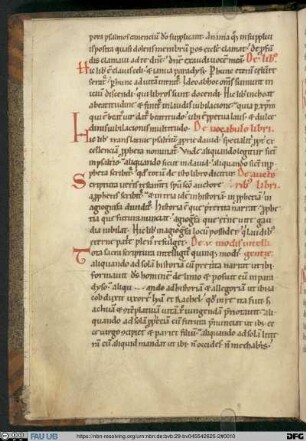 Honorii Augustodunensis Expositio in I. partem Psalterii - UER MS 51
