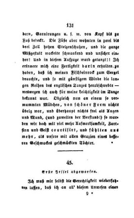 45. Erste Fessel abgeworfen.
