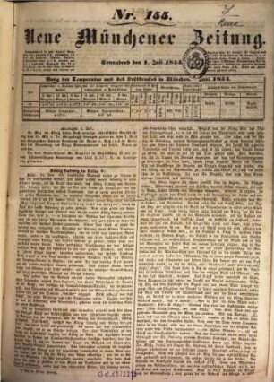 Neue Münchener Zeitung. 1854, 7 - 12