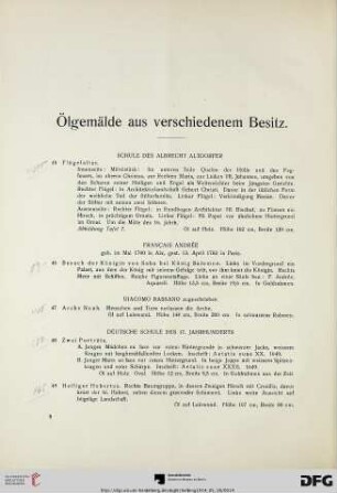 Ölgemälde aus verschiedenem Besitz (Nr. 45-145)
