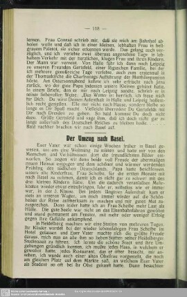 Der Umzug nach Basel