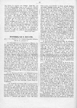 Arbeitssitzung vom 17. April 1920