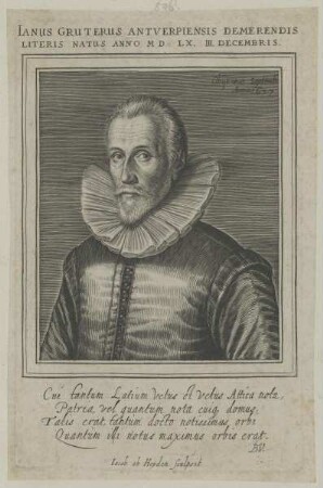 Bildnis des Ianus Gruterus