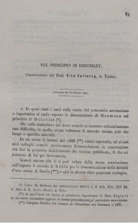 Sul principio di dirichlet.