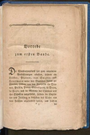 Vorrede zum ersten Bande