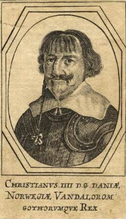 Bildnis von Christian IV. (1577-1648), König von Dänemark