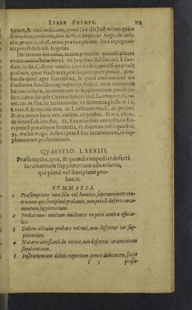 Quaestio LXXXIII. - LXXXIX.